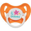 Baboo Sea Life кругла 6+ міс. - силіконова пустушка • Помаранчевий