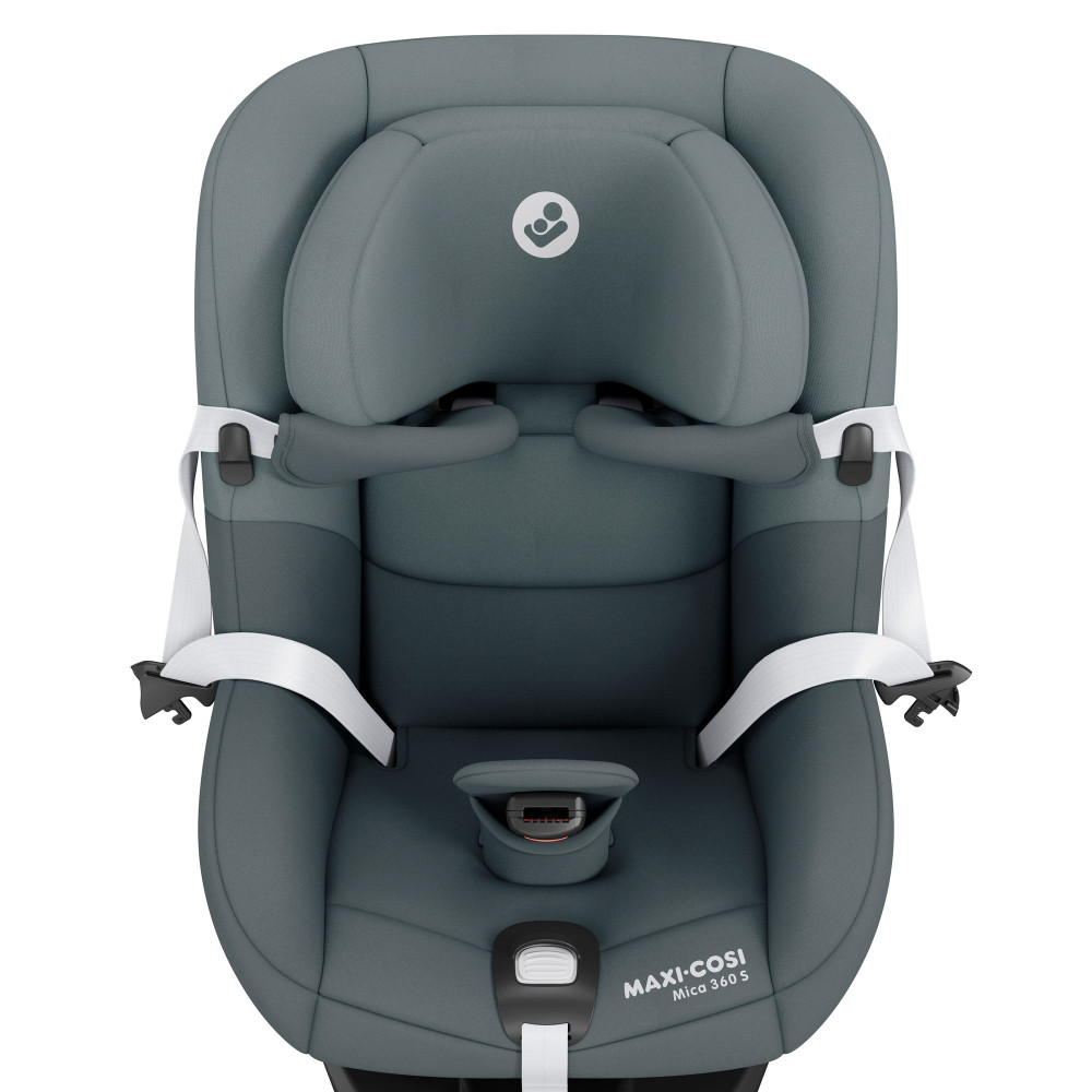 Maxi-Cosi Mica 360 S - автокресло для детей (от 3 месяцев до 4 лет, 61-105 см), ISOFIX, поворот 360° • Tonal Graphite