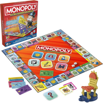 Hasbro Monopoly Мобильный банкинг - настольная игра с приложением (G1424)