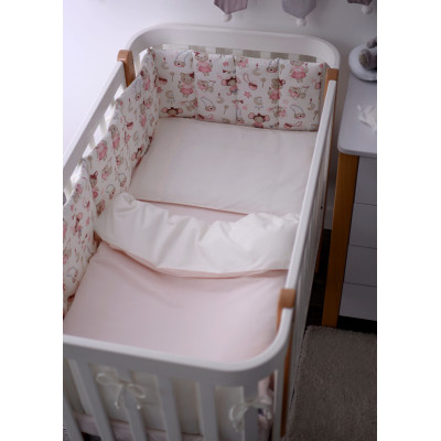 Baby Veres Постельный комплект Easy 6 предметов - комплект в кроватку новорожденного • Мишки и котики с игрушками