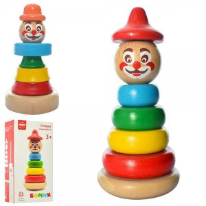 Деревянная игрушка Пирамидка (MD 1287)