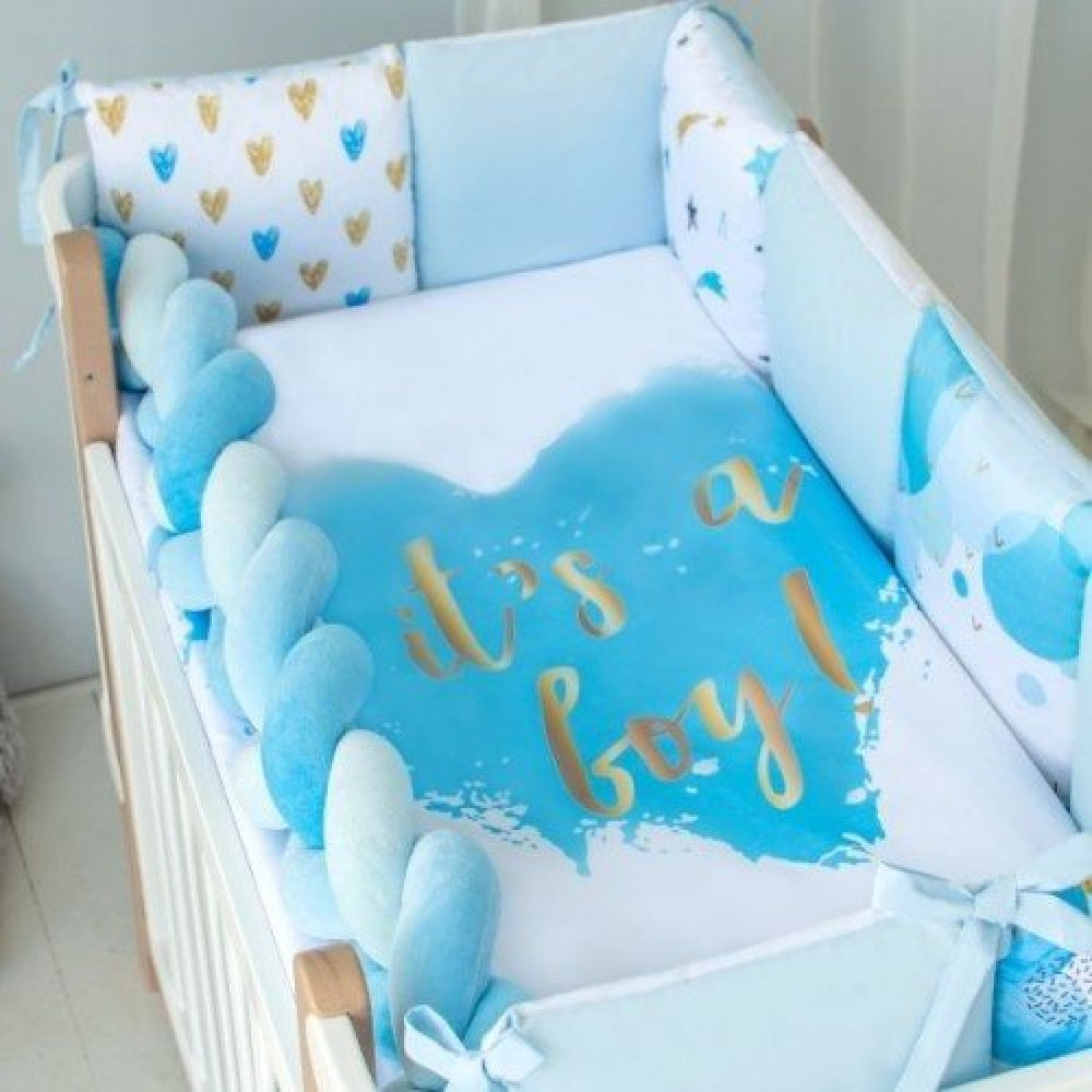 Постельный комплект Baby Veres It's a boy 6 элементов (220.27) Постельный комплект Baby Veres It's a boy 6 элементов (220.27)