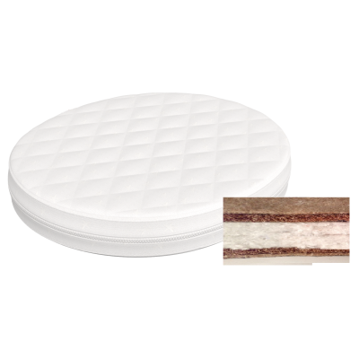 Детский матрас Ovalbed кокос-хлопок-лен 60x70 см