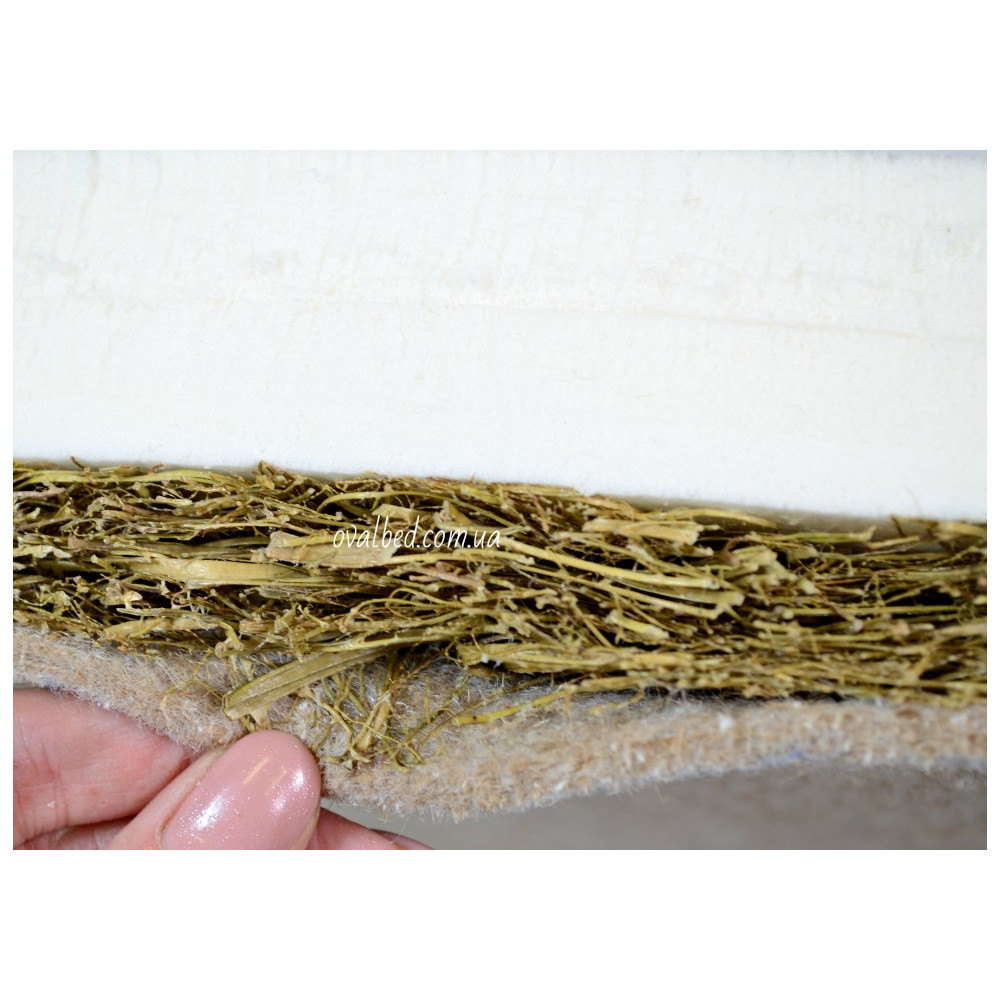 Детский овальный матрас Ovalbed Vip Aloe Vera водоросли + латекс 2в1 фито-эргономичный 70/120