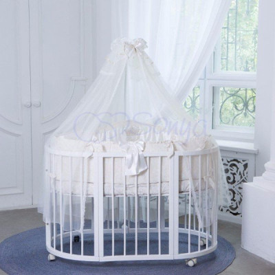 Постельный комплект Маленькая Соня All Baby кофейный 7 предметов