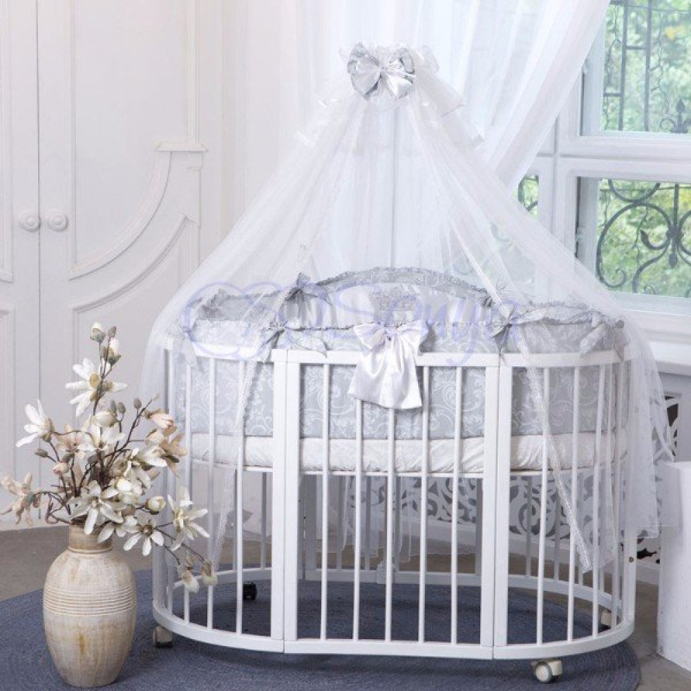 Постільний комплект Маленька Соня All Baby сірий 7 предметів