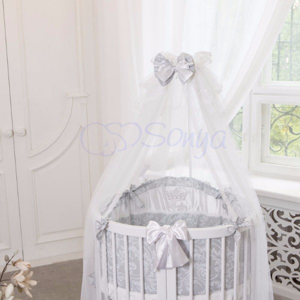 Постільний комплект Маленька Соня All Baby сірий 7 предметів