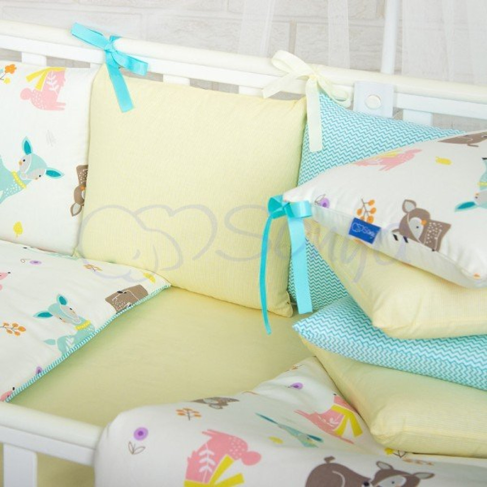 Постельный комплект Маленькая Соня Baby Design Premium Bambi 7 предметов