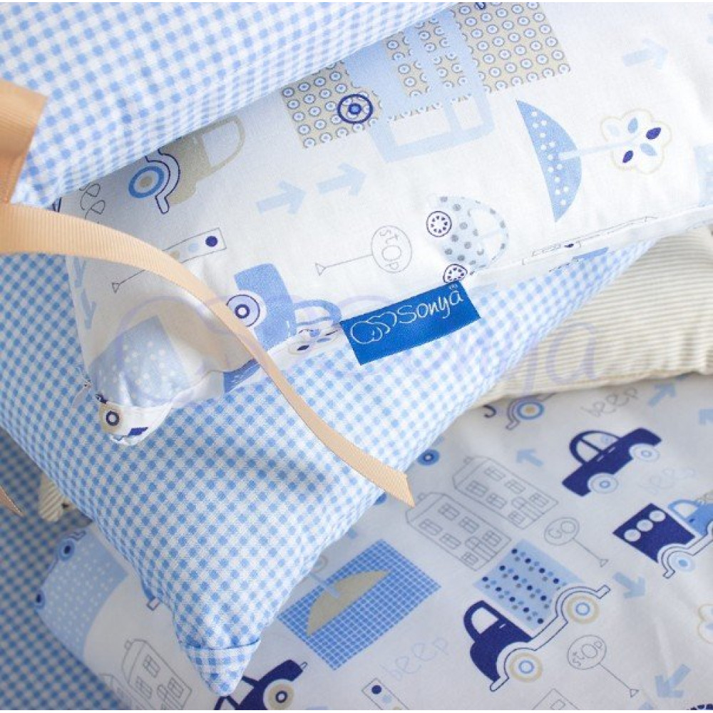 Постельный комплект Маленькая Соня Baby Design Premium City 7 предметов