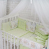 Постельный комплект Маленькая Соня Baby Design Малыши в шапочках 7 предметов