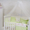 Постельный комплект Маленькая Соня Baby Design Малыши в шапочках 7 предметов