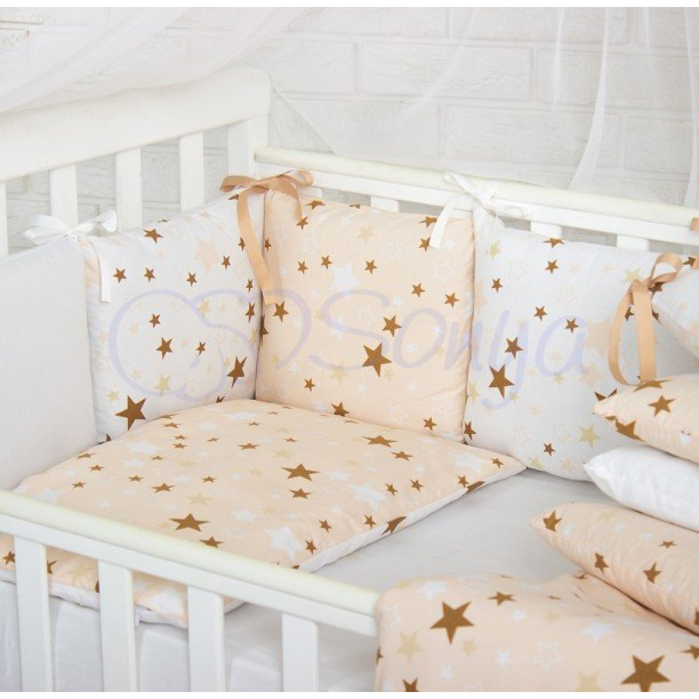 Постельный комплект Маленькая Соня Baby Design Stars 7 предметов