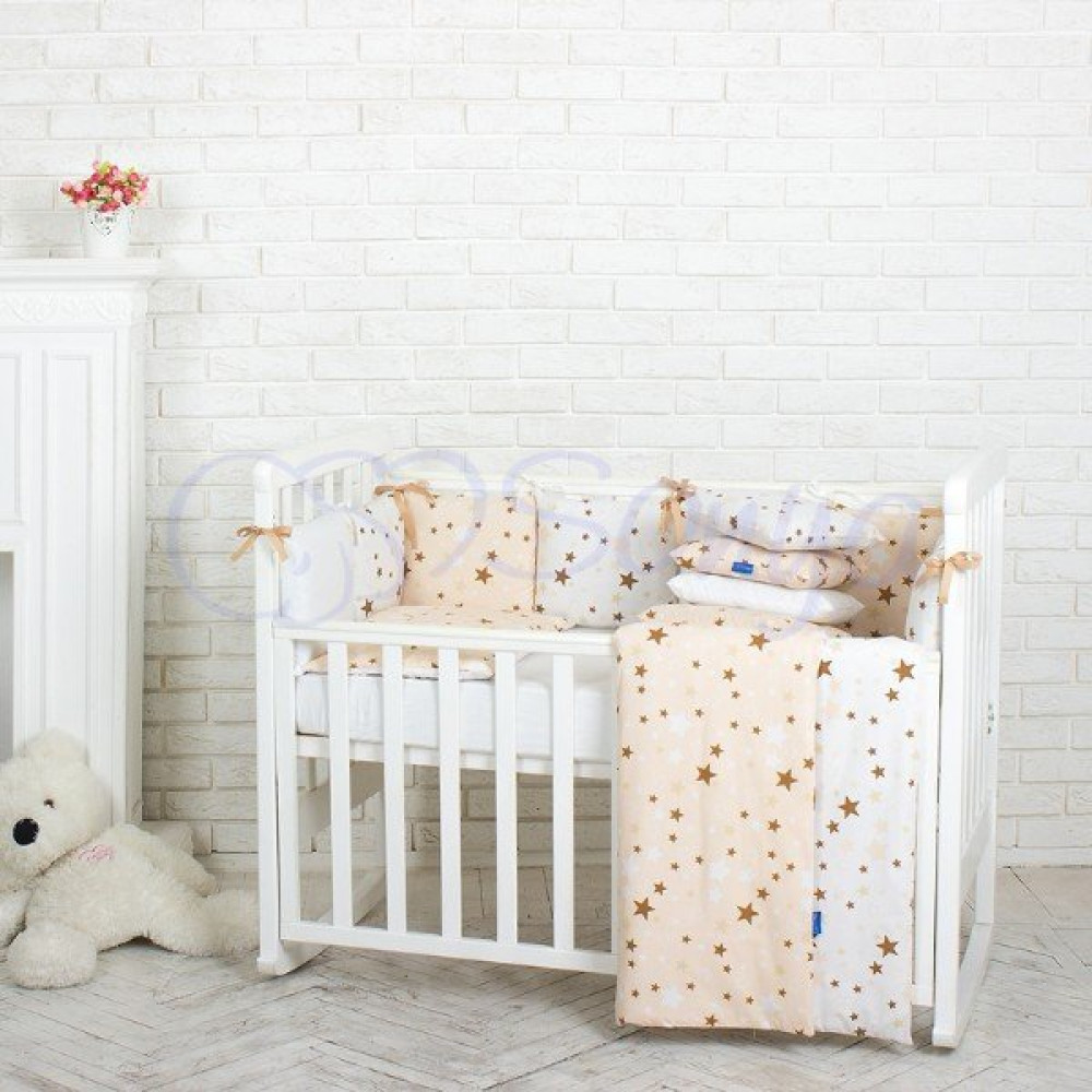 Постельный комплект Маленькая Соня Baby Design Stars 7 предметов