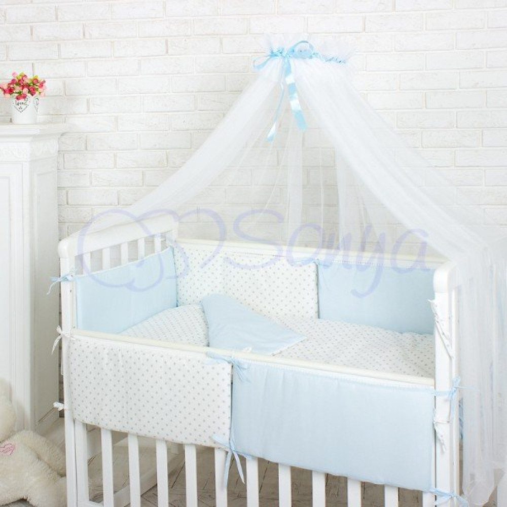 Постільний комплект Маленька Соня Comfort Мрія блакитний 7 предметів