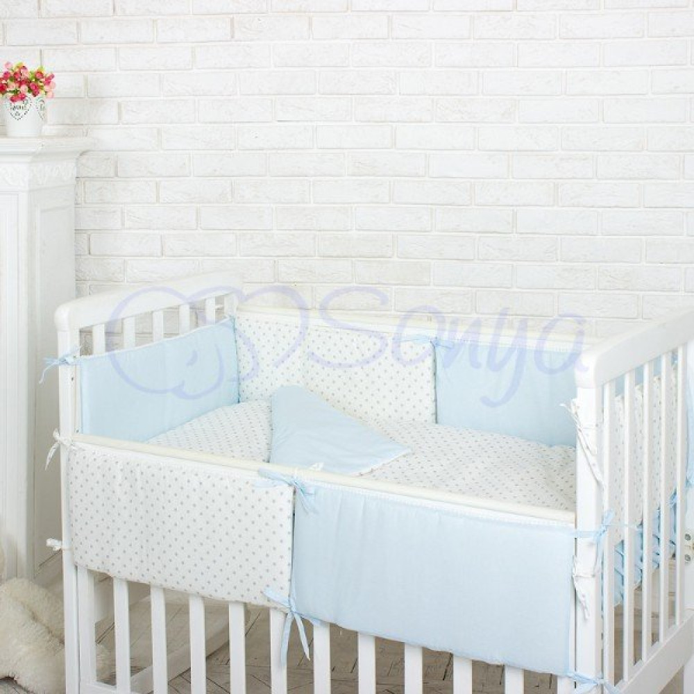 Постільний комплект Маленька Соня Comfort Мрія блакитний 7 предметів