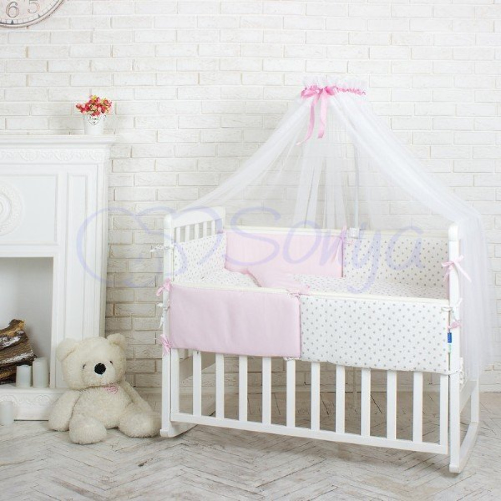 Постельный комплект Маленькая Соня Comfort Мечта розовый 7 предметов