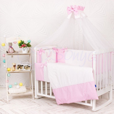 Постельный комплект Маленькая Соня Smile розовый 7 предметов