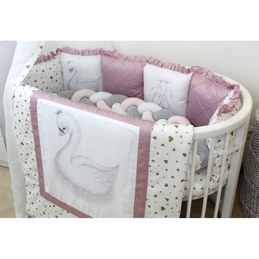 Дитяча постільна білизна Ovalbed Swan