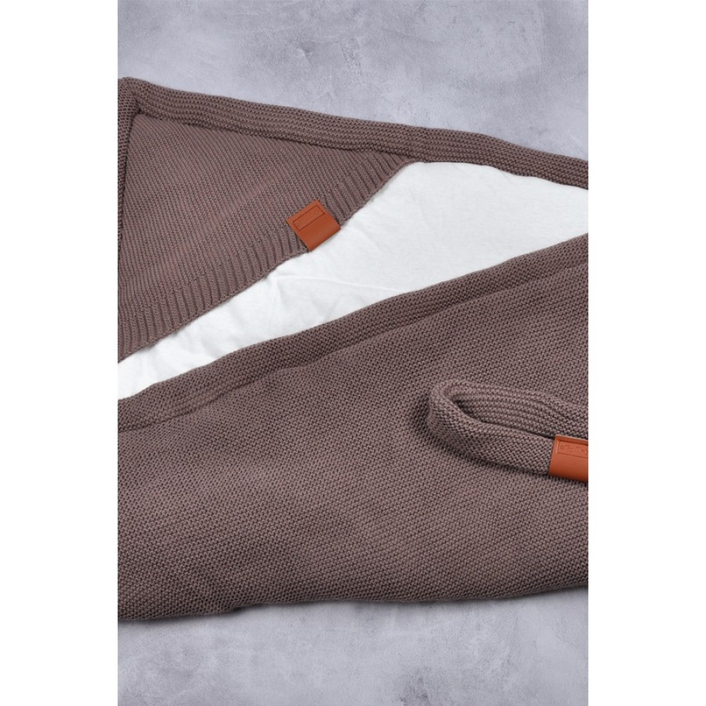 Вязаный конверт-одеяло MagBaby Familia капучино (103105)