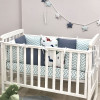 Постільний комплект Маленька Соня Baby Desing Діно Синій 6 предметів (0219186)