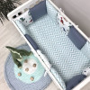 Постільний комплект Маленька Соня Baby Desing Діно Синій 6 предметів (0219186)