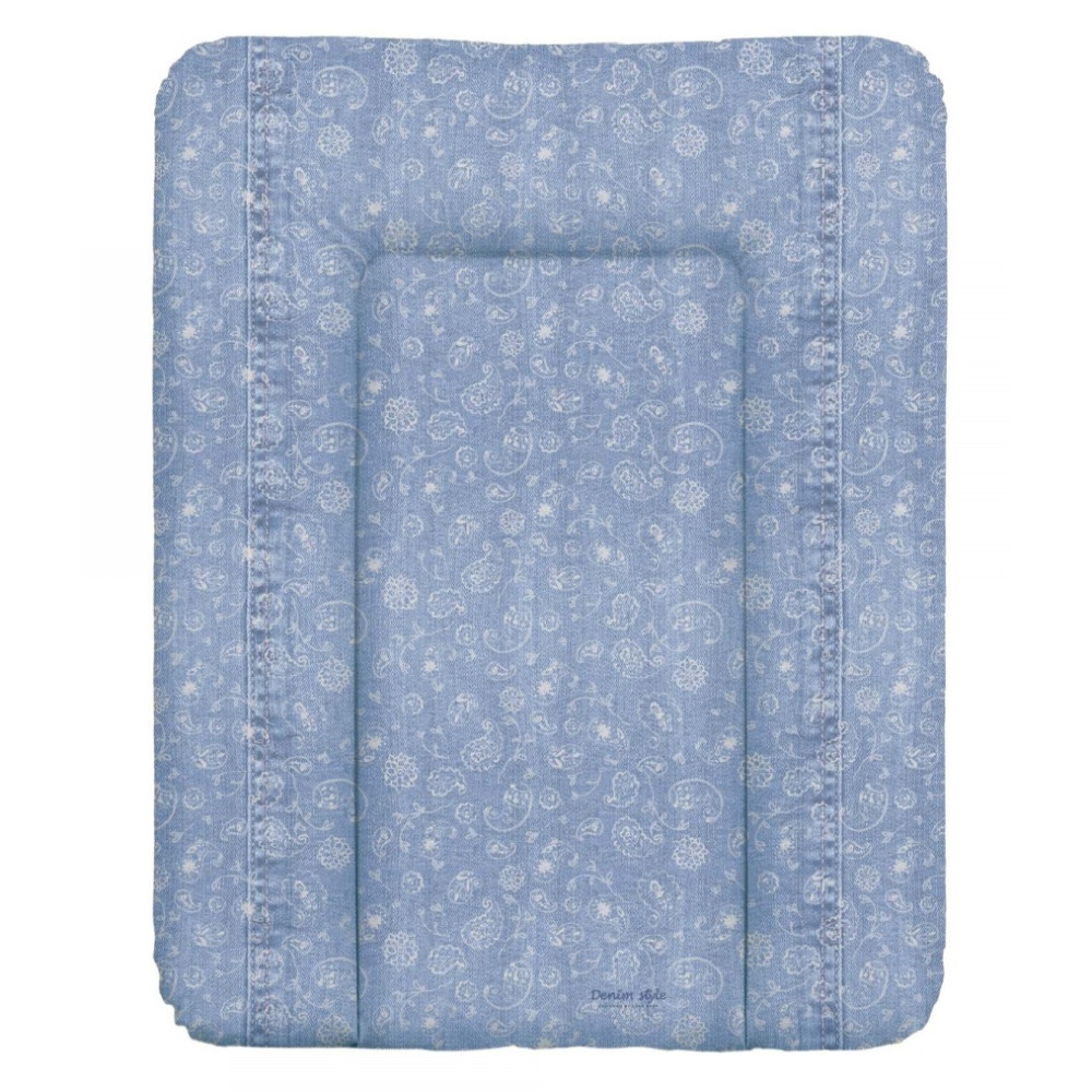 Пеленальный матрас Cebababy 50x70 Denim Style, голубой (W-143-119-592)
