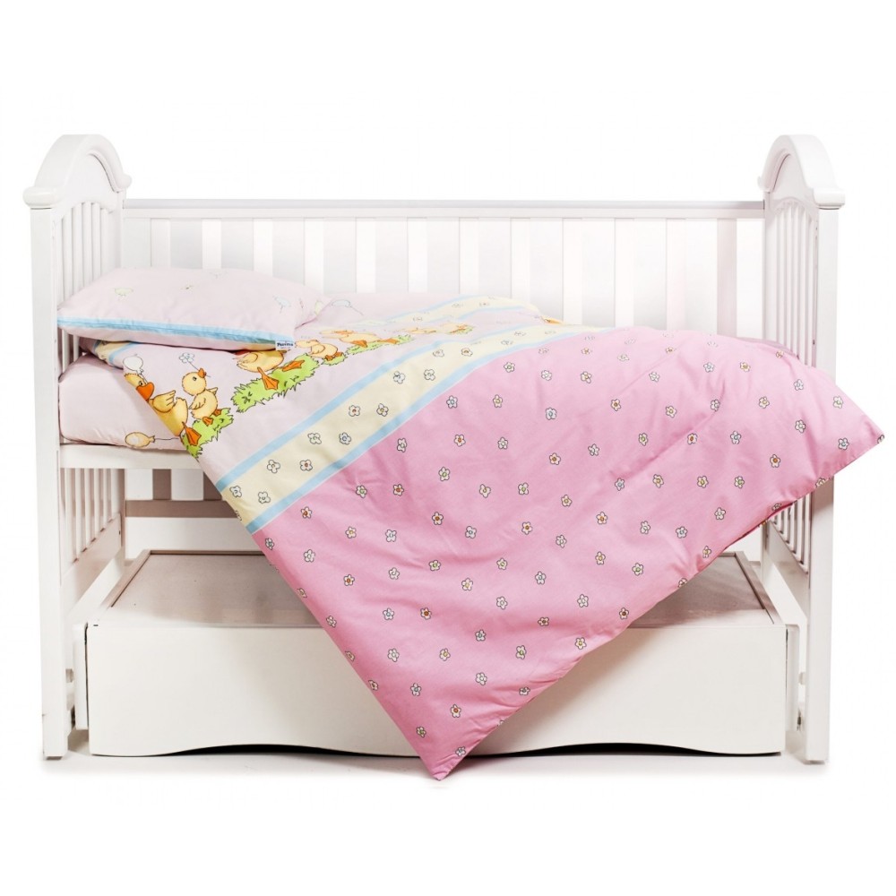 Змінна постіль Twins Comfort Каченята, рожевий (3051-C-026)