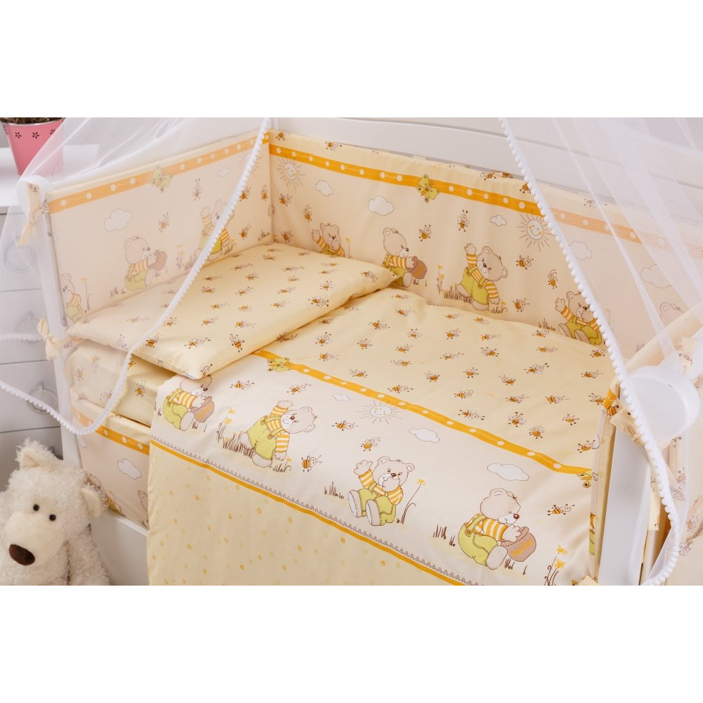 Постільний комплект Twins Comfort New C-110 Медуни жовтий