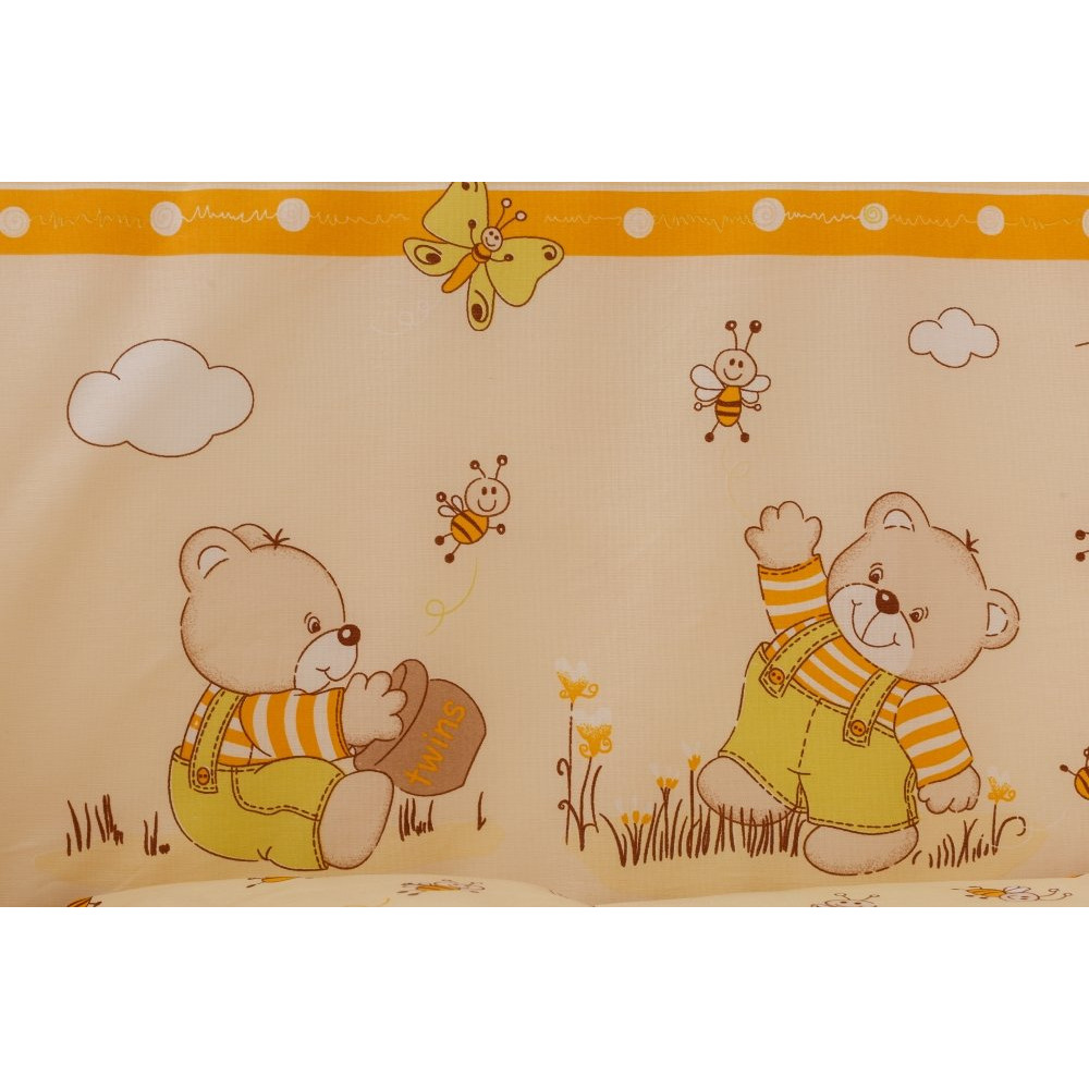 Постільний комплект Twins Comfort New C-110 Медуни жовтий