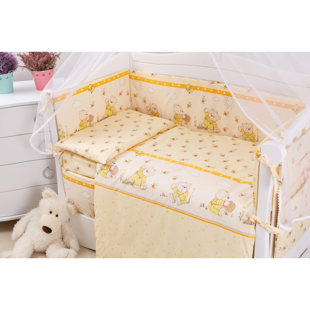 Постільний комплект Twins Comfort New C-110 Медуни жовтий