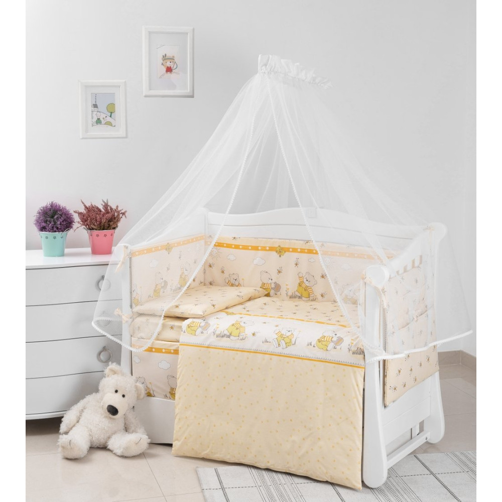 Постільний комплект Twins Comfort New C-110 Медуни жовтий