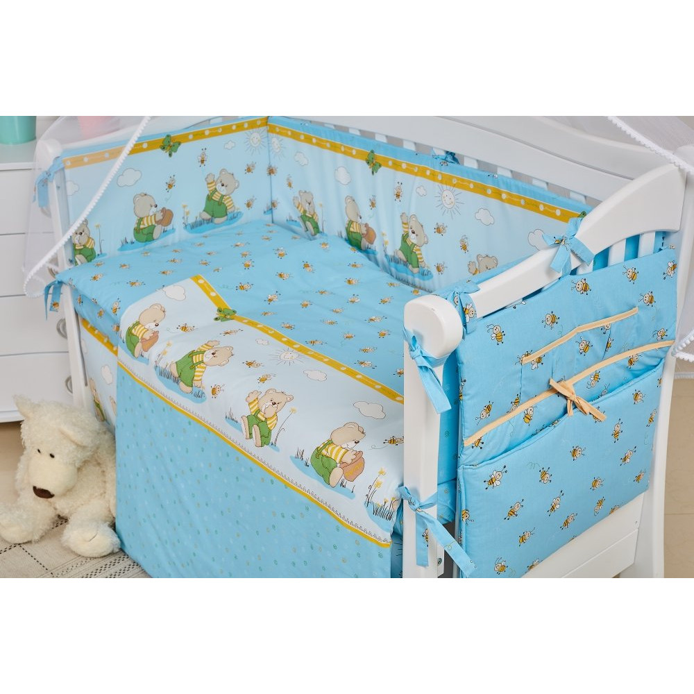Постільний комплект Twins Comfort New С-111 Медуни блакитний