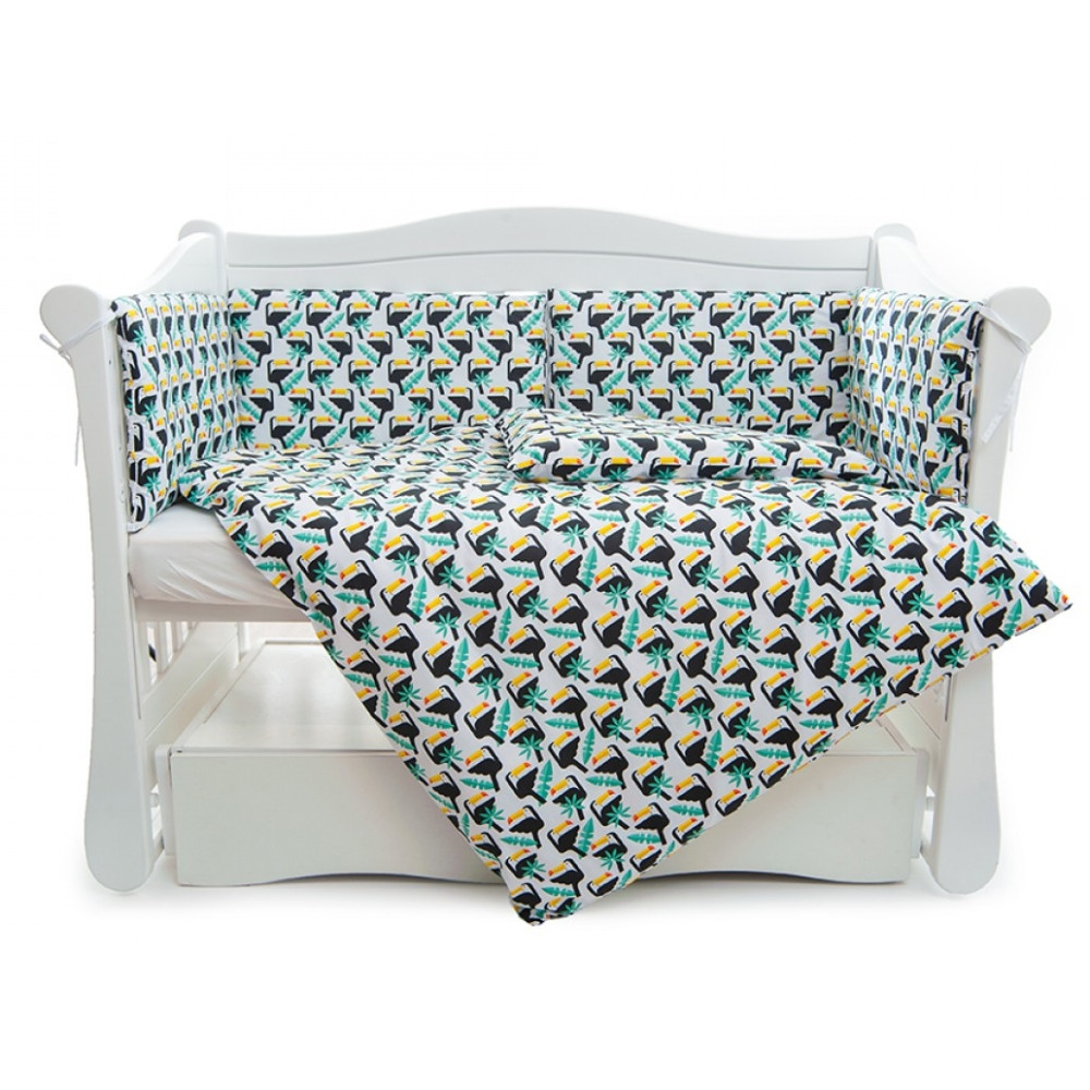 Бампер Twins Comfort line Тукан, зелений (2054-C-055)
