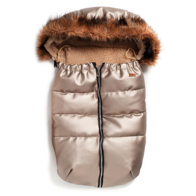 Зимний конверт в коляску Twins Voyage Eco латте (9011-TVЕХ-201)