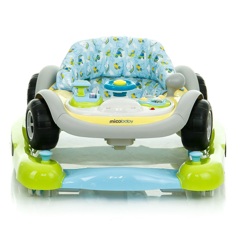 Ходунки Mioobaby Baby Walkers XA100 Blue Green Ходунки Mioobaby Baby Walkers XA100 Blue Green