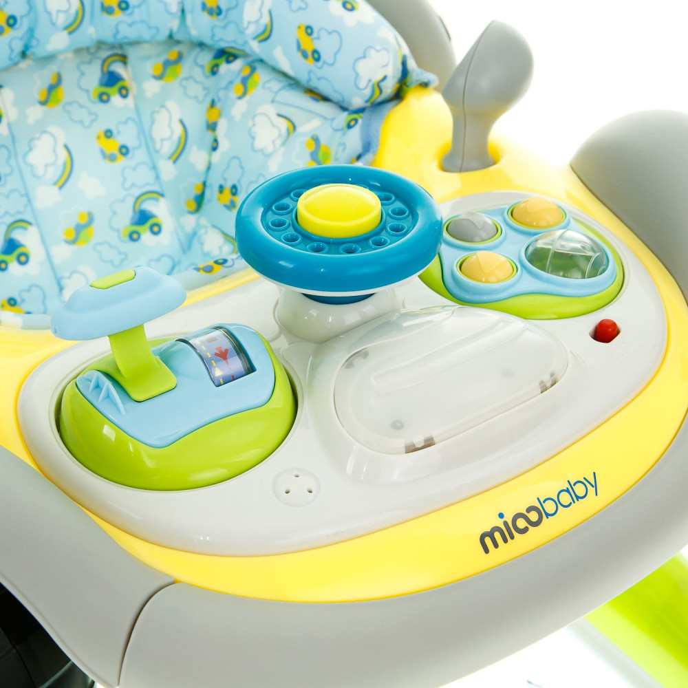 Ходунки Mioobaby Baby Walkers XA100 Blue Green Ходунки Mioobaby Baby Walkers XA100 Blue Green