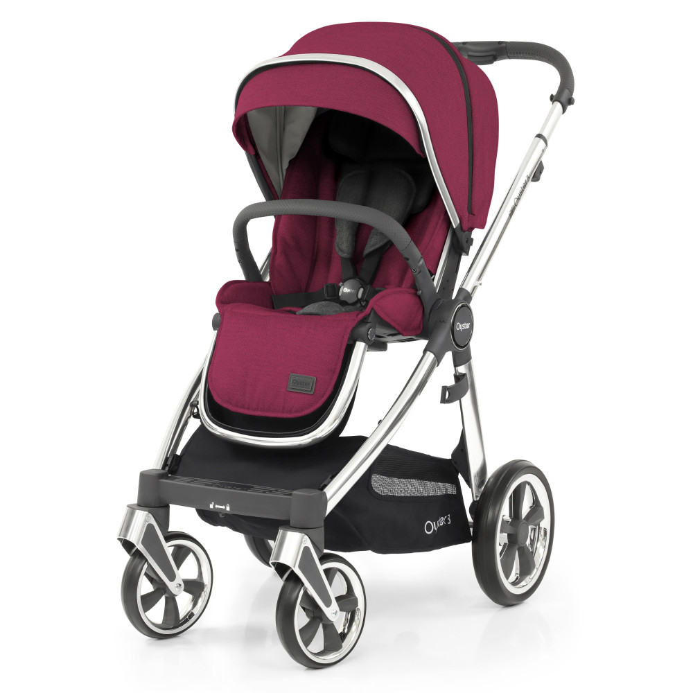 Коляска 2 в 1 BabyStyle Oyster 3 Cherry / Mirror Коляска 2 в 1 BabyStyle Oyster 3 Cherry / Mirror