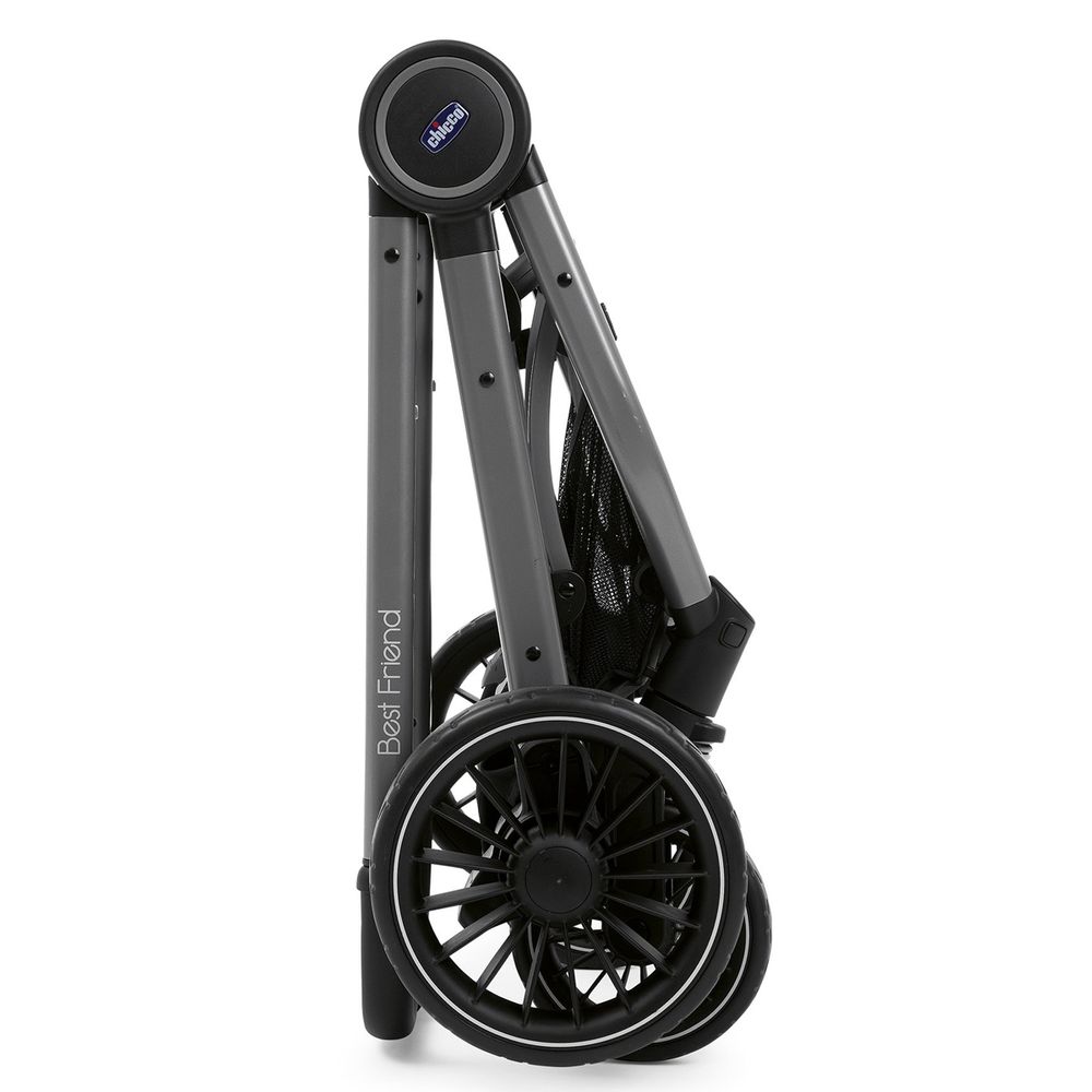 Chicco Best Friend Pro Light - детская коляска 2в1 для новорожденных, коляска с люлькой, всесезонная коляска • Розовый (79866.20.04)