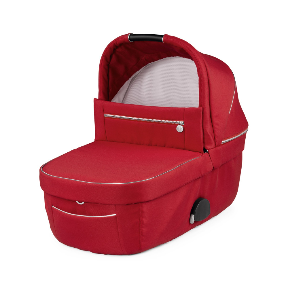 Peg Perego Vivace - стильна дитяча коляска 2 в 1, візочок для новонароджених, компактне складання, люлька Culla Grande • Red Shine Peg Perego Vivace - стильна дитяча коляска 2 в 1, візочок для новонароджених, компактне складання, люлька Culla Grande • Red Shine
