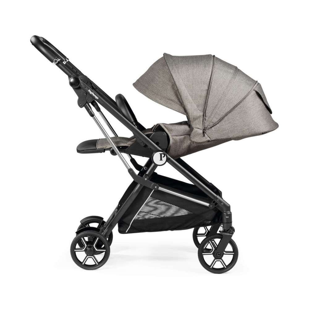 Peg Perego Vivace - стильна дитяча коляска 2 в 1, візочок для новонароджених, компактне складання, люлька Culla Grande • City Grey Peg Perego Vivace - стильна дитяча коляска 2 в 1, візочок для новонароджених, компактне складання, люлька Culla Grande • City Grey