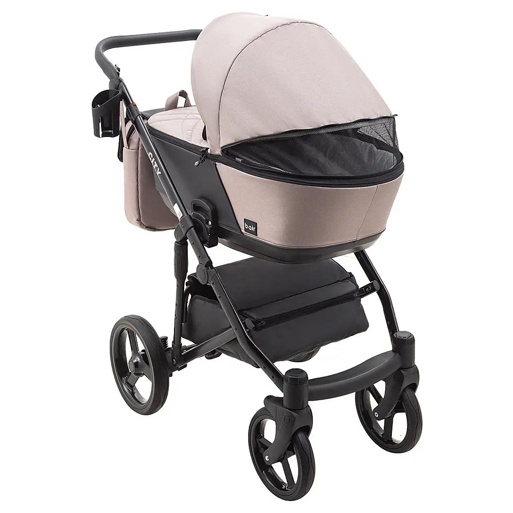 Коляска 2 в 1 Bair City Soft 455 капучино - чорна кожа (626213) Коляска 2 в 1 Bair City Soft 455 капучино - чорна кожа (626213)