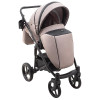 Коляска 2 в 1 Bair City Soft 455 капучино - чорна кожа (626213)