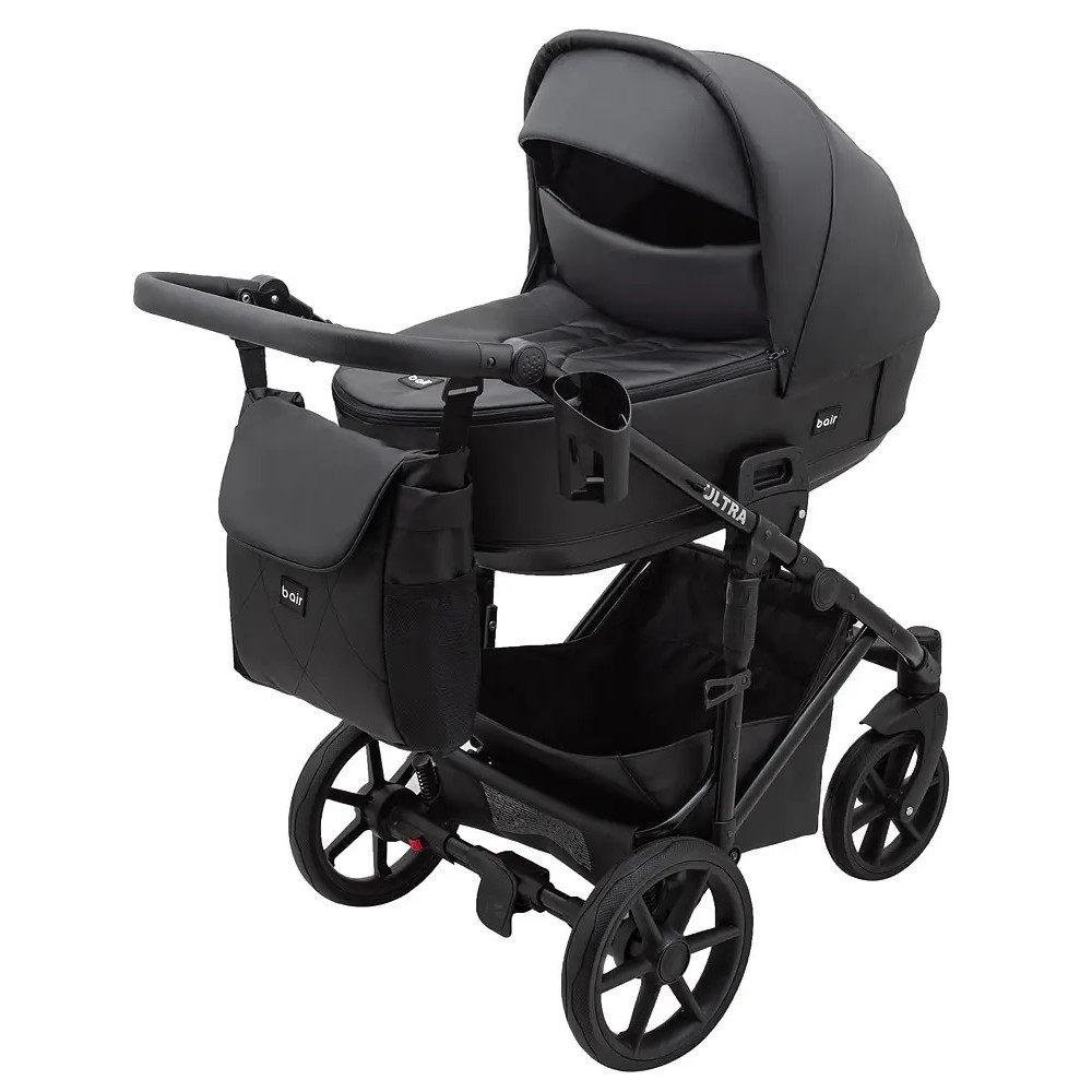 Коляска 2 в 1 Bair Ultra Eco U-36 чорний (680611) Коляска 2 в 1 Bair Ultra Eco U-36 чорний (680611)