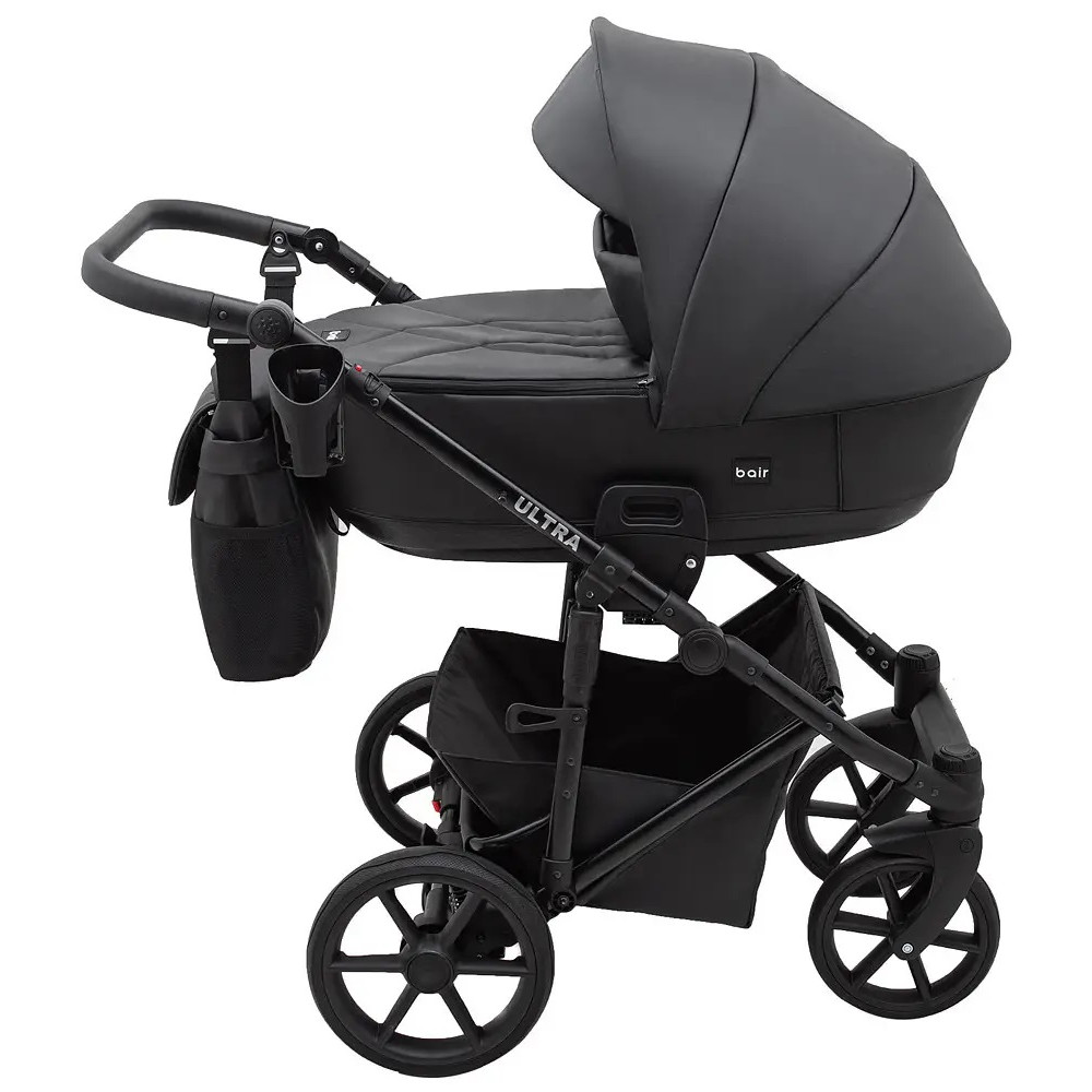 Коляска 2 в 1 Bair Ultra Eco U-36 чорний (680611) Коляска 2 в 1 Bair Ultra Eco U-36 чорний (680611)