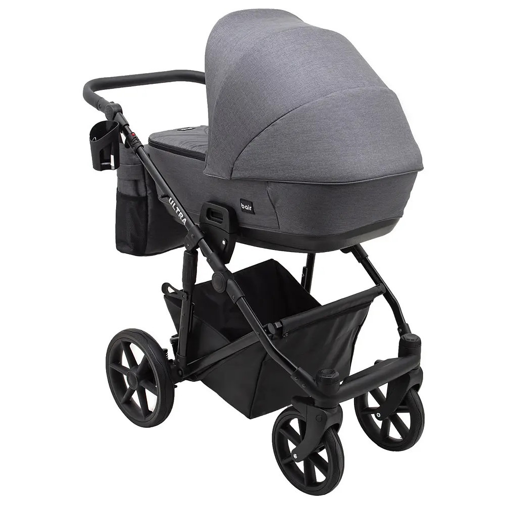 Коляска 2 в 1 Bair Ultra Soft U-219 графит (680623)