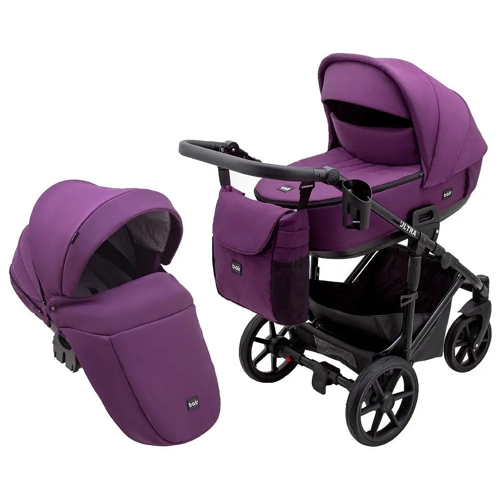 Коляска 2 в 1 Bair Ultra Soft U-817 фіолетовий (680688)