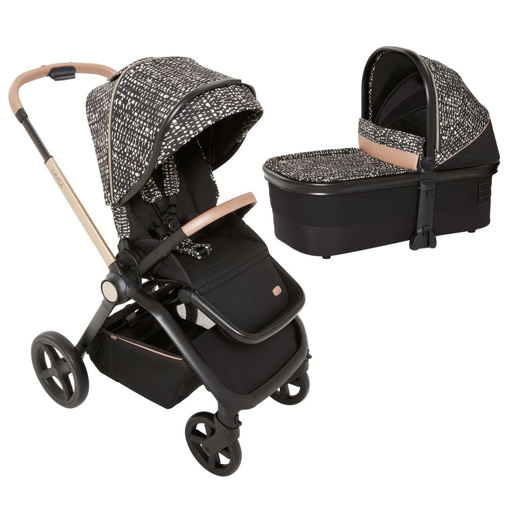 Chicco Mysa - детская коляска 2в1, коляска для новорожденных, всесезонная с компактным складыванием • Glam Dew Re-Lux (87026.71.01)
