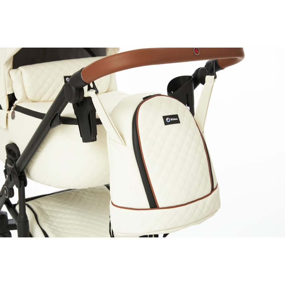 Коляска 2 в 1 Kidex K-Style Creme Handle Brown Коляска 2 в 1 Kidex K-Style Creme Handle Brown