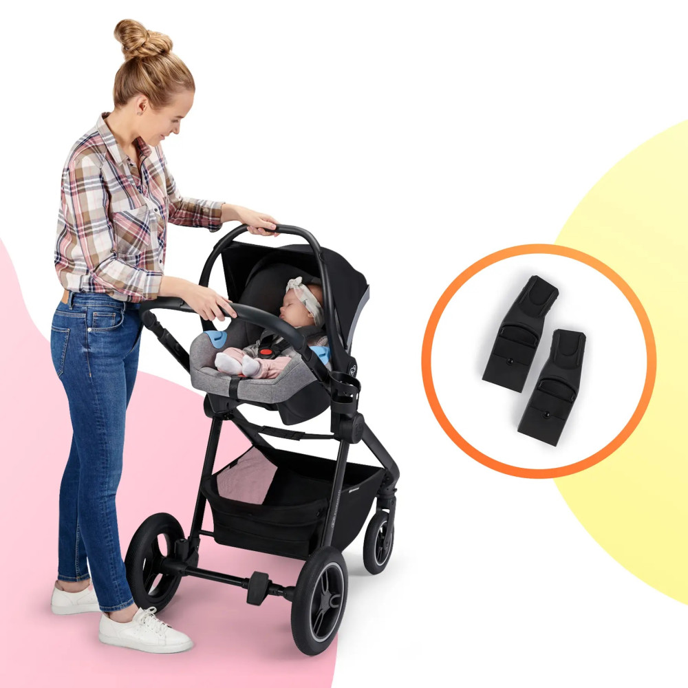 Коляска 2 в 1 Kinderkraft Everyday Black (KSEVER00BLK2000)