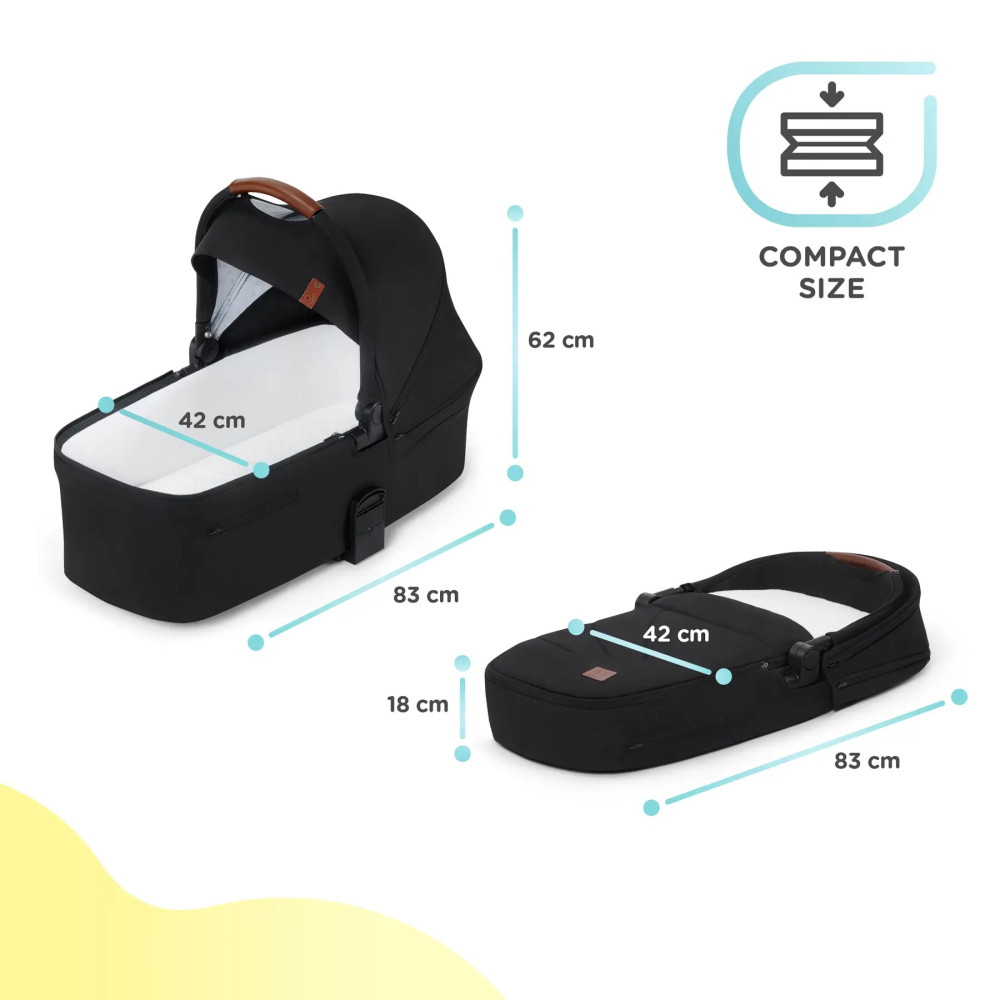 Коляска 2 в 1 Kinderkraft Everyday Black (KSEVER00BLK2000)
